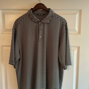 Cutter & Buck polo. Black & Gray. Size XLT.